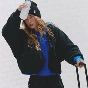 FREE PEOPLE HIT THE SLOPES FLEECE JACKET